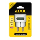 مشترك حائطي 3 مخرج 3500 وات LOCK